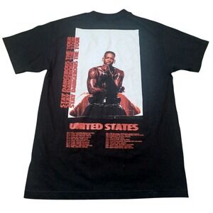 YG 2018 Rap Tour Stay Dangerous Everybody Wear Red Double Sided T Shirt Medium